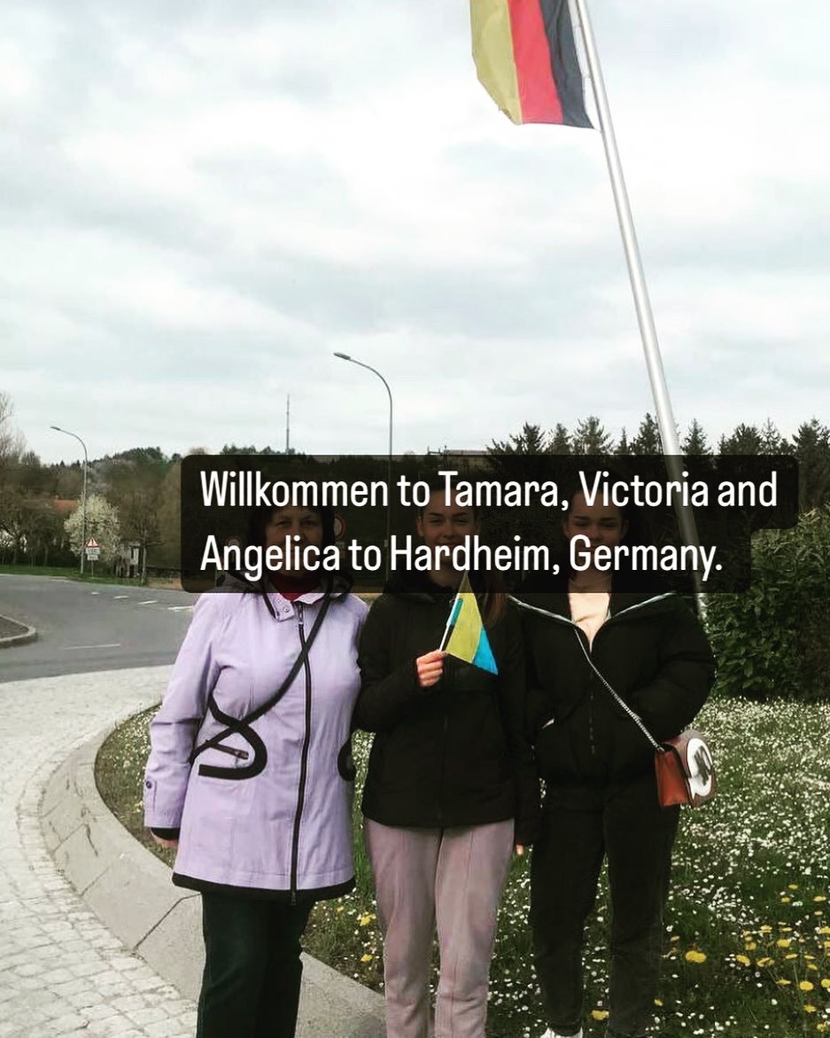 Ukranian Refugees Escape Shelling